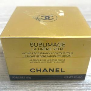 CHANEL SUBLIMAGE LA CRÈME Yeux eye cream .5 oz